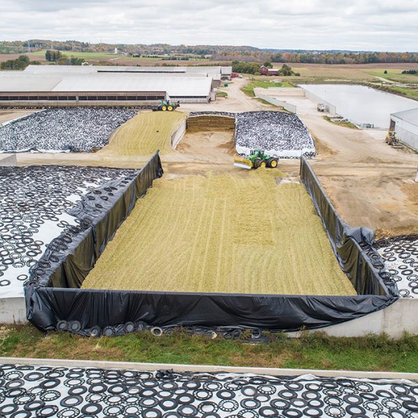 Black Wall Silage Bunker Liners
